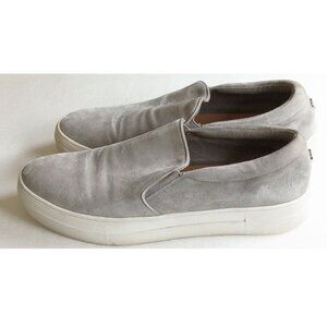 Steve Madden Gills Suede Loafer Boat Shoes 9.5 Gray
